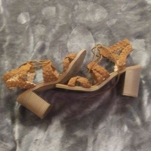 Esprit Brown lace up Sandal Size 7.5